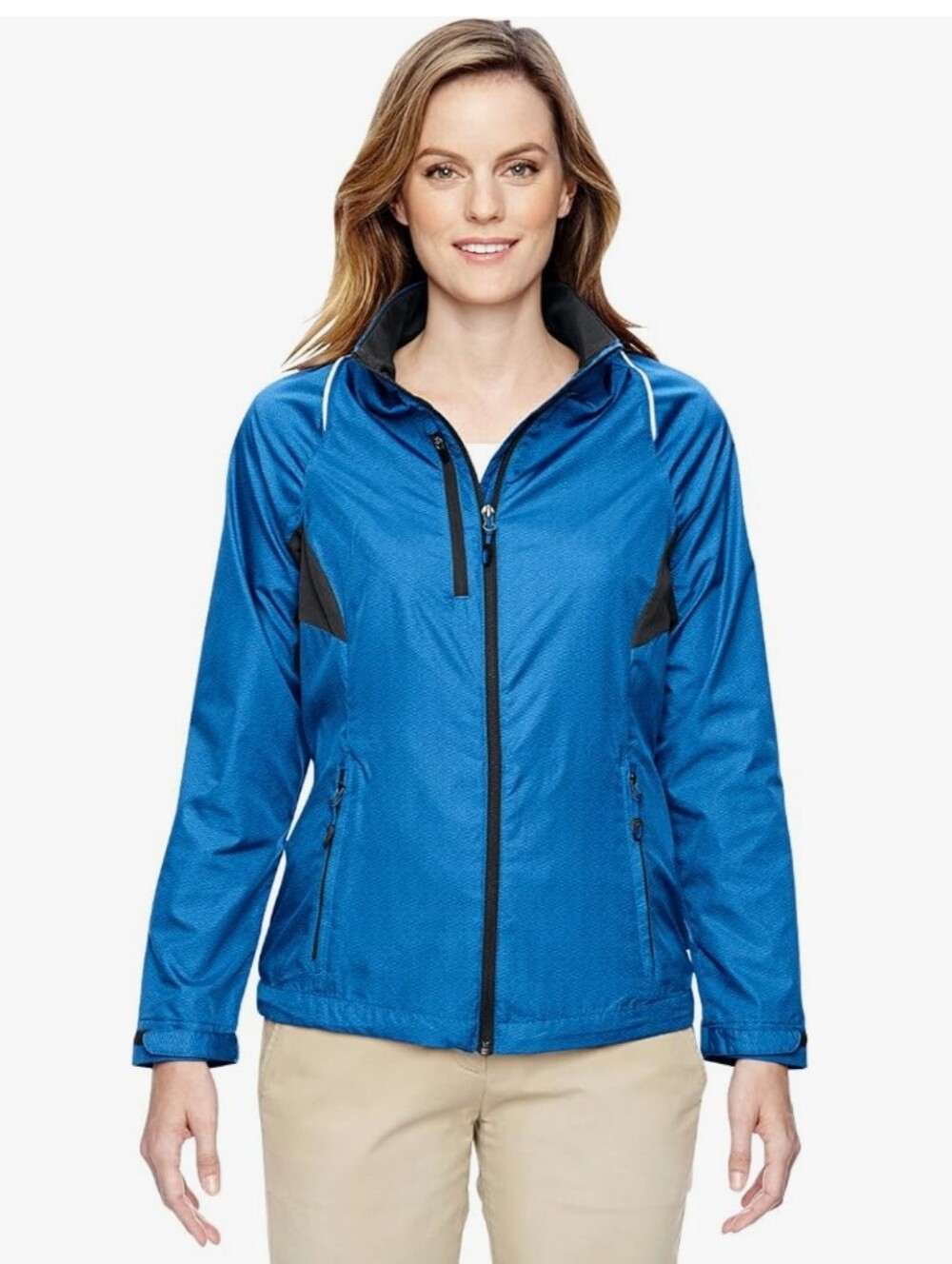 Blue Women's Lightweight Windbreaker Jacket